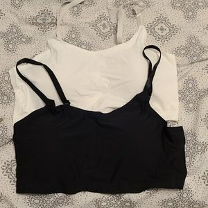 A set of 2 sports bras